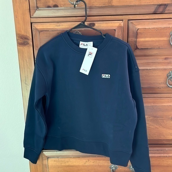 Fila Tops - NWT Fila Women’s Navy Sweatshirt, Size Medium.
